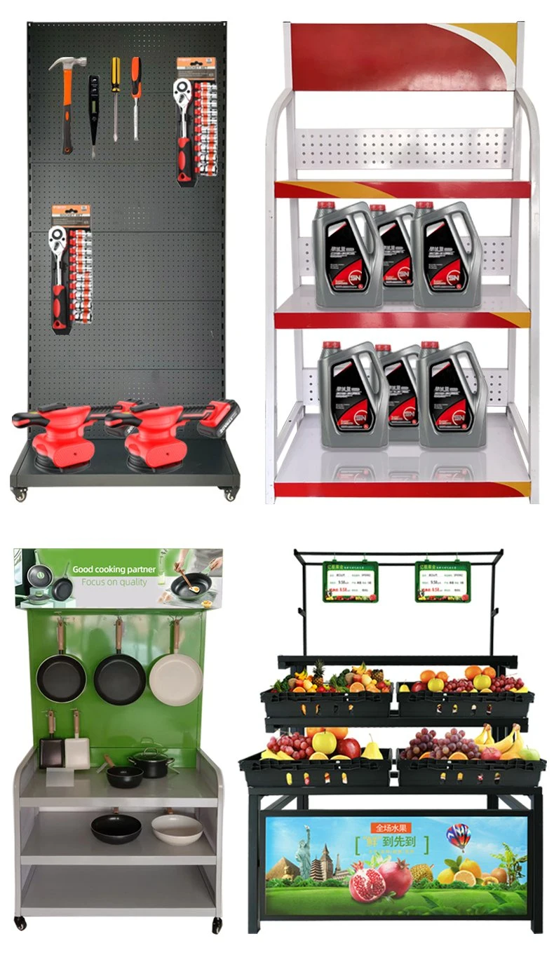 Customizable Multifunctional Single and Double-Sided Hole Hook High Quality Metal Tool Display Rack