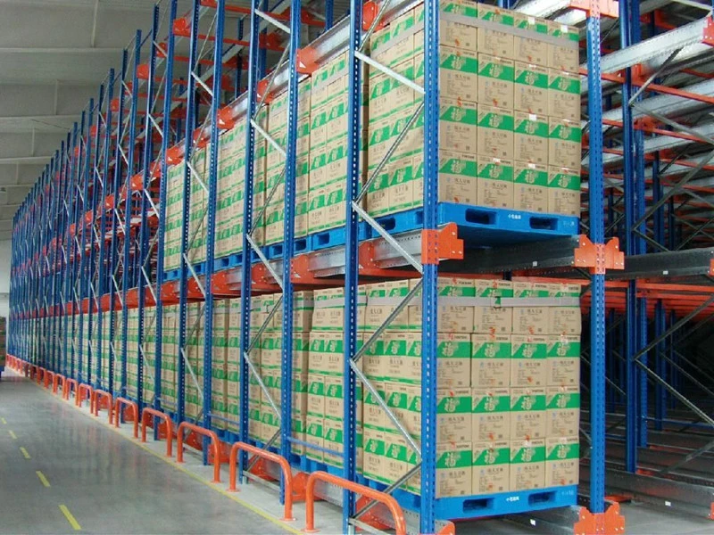 Shuttle Car Operated Pallet Storage Rack for Industrial Warehouse