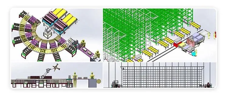 Asrs Automatic Intelligence Warehouse Storage Pallet Rack