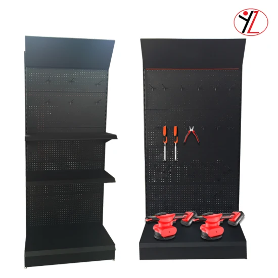 Customizable Multifunctional Single and Double-Sided Hole Hook High Quality Metal Tool Display Rack