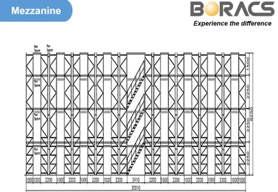 Steel Multi Level Shelving Modular Storage Mezzanine Racking From Boracs